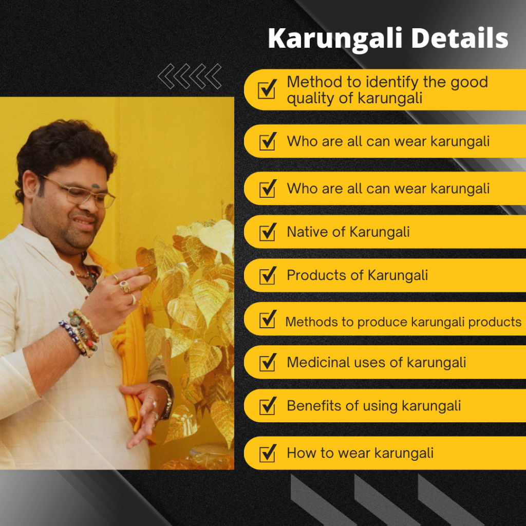 original karungali Infographics